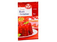 RUF Blatt Gelatine Rot 20g