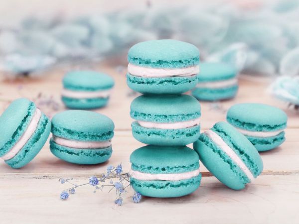Macaron Mix türkis 300g