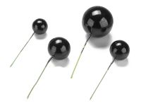 Bubbles Einstecker schwarz 4 Stück