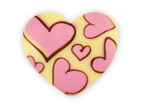 1 Folie Aufleger Herz Weiß