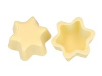 1 Folie Stern-Schalen Weiß