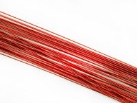 Blumendraht metallic rot 20G 50 Stück