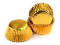 Muffinkapseln 50mm Alu gold 60 Stück
