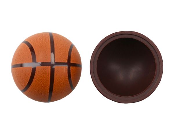 1 Folie Halbschale Zartbitter Basketball 40 Stück