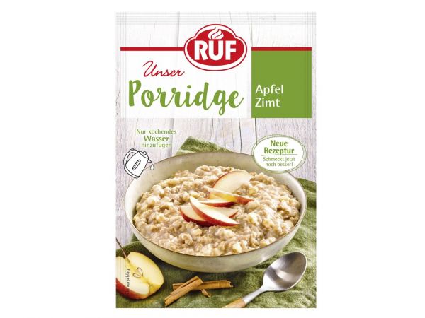 RUF Porridge Zimt Apfel 65g