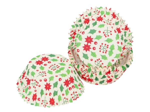 Muffinkapseln 50mm Weihnachten 60 Stück
