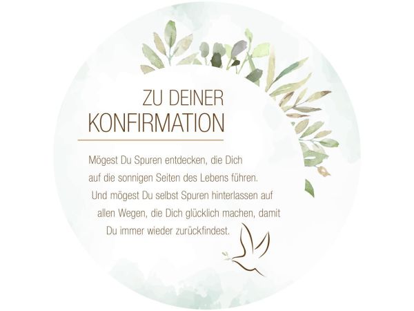 Tortenaufleger Konfirmation 20cm rund