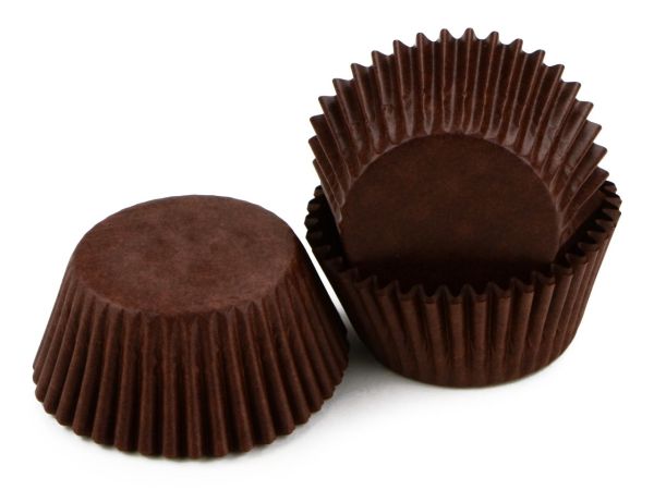 Muffinkapseln 50mm braun 60 Stück