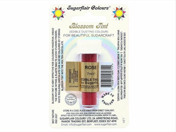 Sugarflair Puderfarbe Rose 7ml