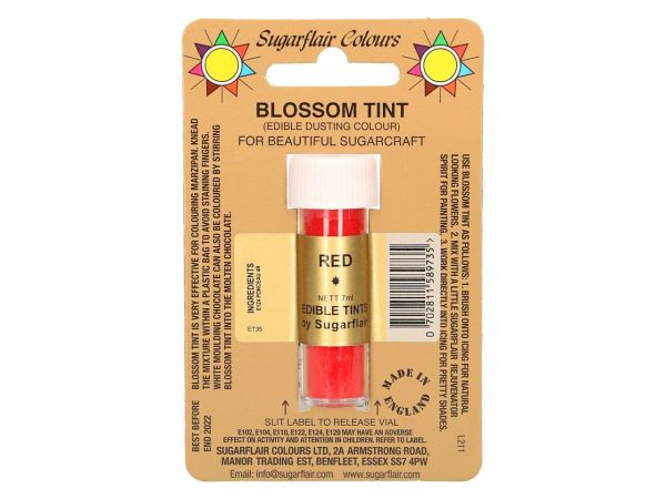 Sugarflair Puderfarbe Red Rot 7ml