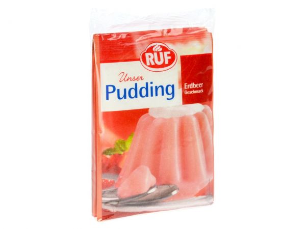 RUF Pudding Erdbeer 3er Pack 3x38g