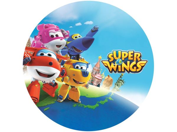 Tortenaufleger Super Wings 2, rund 20cm