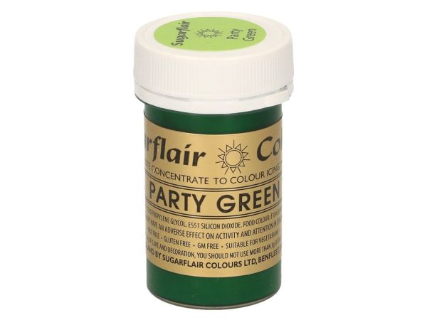Sugarflair Pastenfarbe Party Green Grün 25g