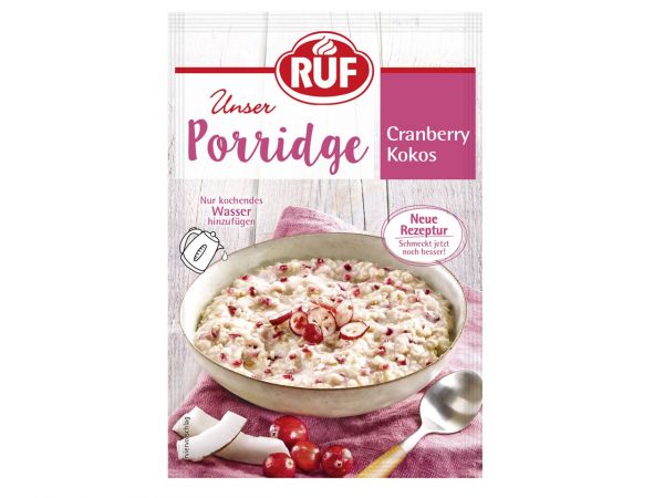 RUF Porridge Cranberry Kokos 65g