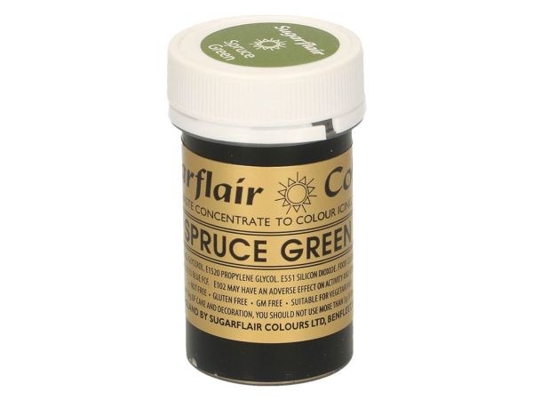 Sugarflair Pastenfarbe Spruce Green Grün 25g