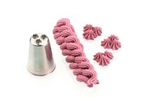 Garniertülle Vermicelle Stern groß