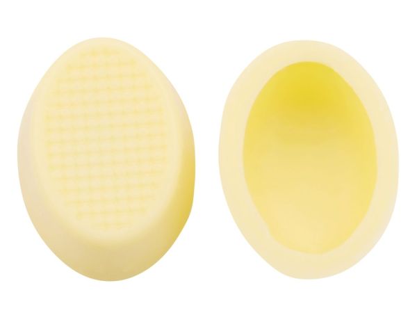 13 Folien Oval-Schalen Weiß