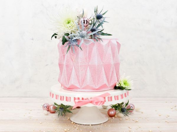 Origami-Cake Schablone Triangle 2er Set