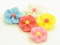 Randgarnierblumen Zucker 25 Stück