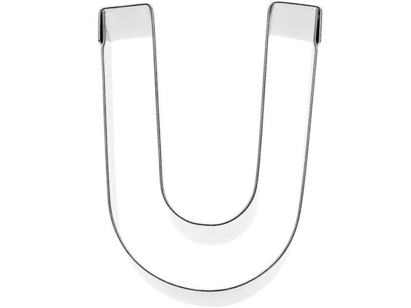 Ausstechform Buchstabe U 6cm