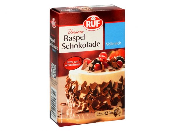 RUF Raspel Schokolade Vollmilch 100g