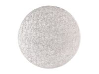 Cakeboard rund 43cm silber