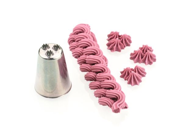 Garniertülle Vermicelle Stern groß