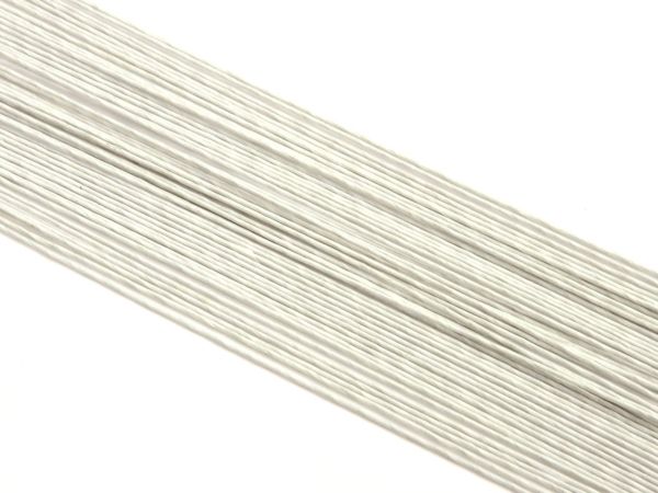Blumendraht weiß 24G 100 Stück