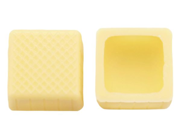 11 Folien Karree-Schalen Weiß