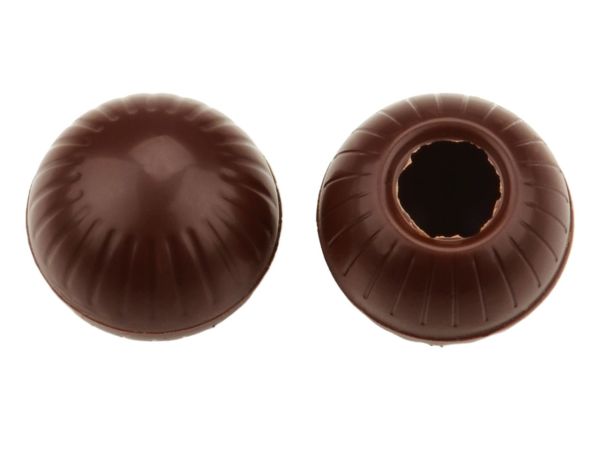 1 Folie Maxi-Hohlkugeln Zartbitter