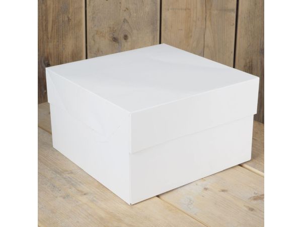 Kuchenbox weiß 25 x 25 x 15cm