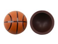 1 Folie Halbschale Zartbitter Basketball 40 Stück