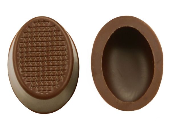 13 Folien Oval-Schalen Zartbitter