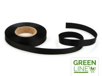 Satinband schwarz 14mm, 30 Meter GREENLINE
