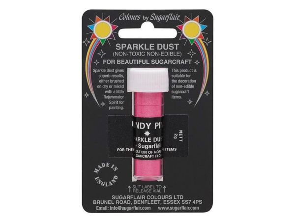 Sugarflair Puderfarbe Sparkle Dust Pink 2g