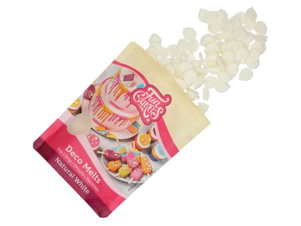 FunCakes Deco Melts - Natürliches Weiß 250g