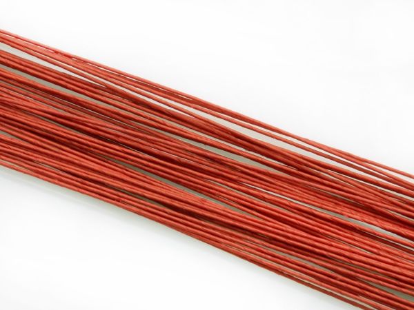 Blumendraht rot 24G 50 Stück