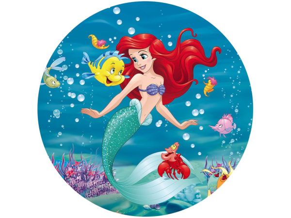 Tortenaufleger Arielle, Fabius und Sebastian, rund 20cm