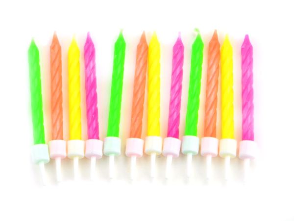 Kerzen bunt 12er