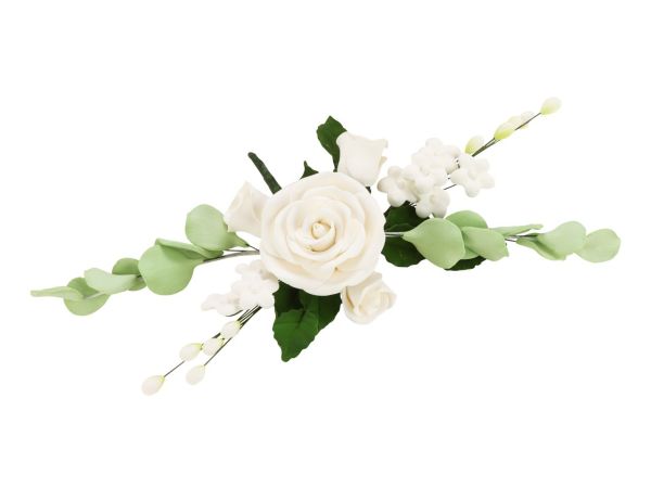 Feinzucker Bouquet Rosen weiß