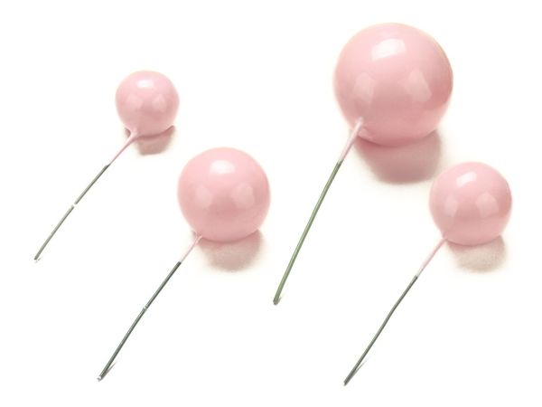 Bubbles Einstecker rosa 20 Stück