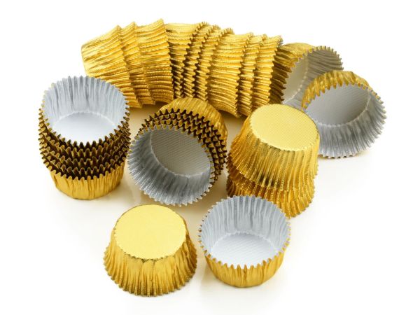 Alu-Kapseln 24mm gold 25 Stück