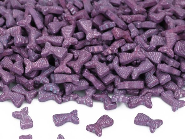 Streudekor Flossen violett 80g