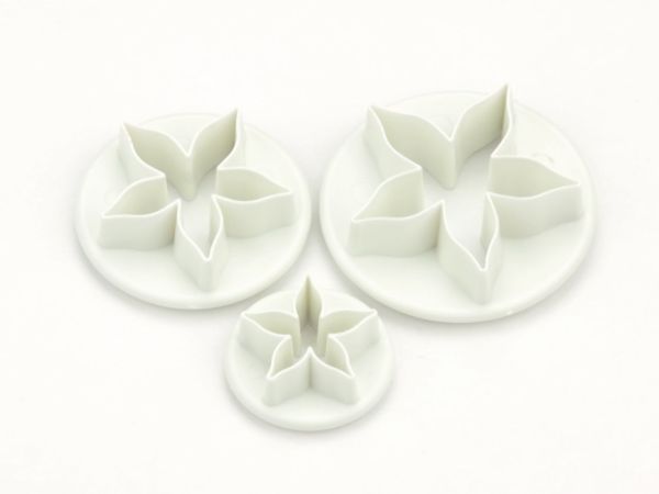 Ausstecherset Blütenkelche 3er