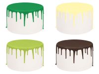 Cake Drip Glasur Jungle-Set 4er