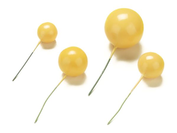 Bubbles Einstecker gelb 20 Stück