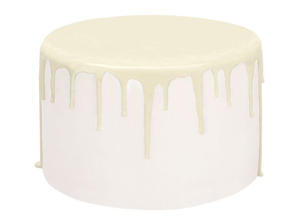 Cake Drip Glasur Pearl White 250g