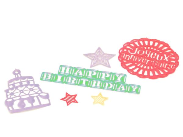 Spitzendekor-Matte Happy Birthday