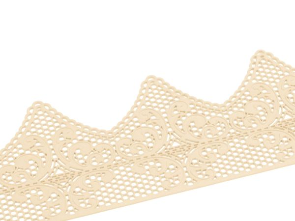 Spitzendekor Fantasy pearl cremeweiß