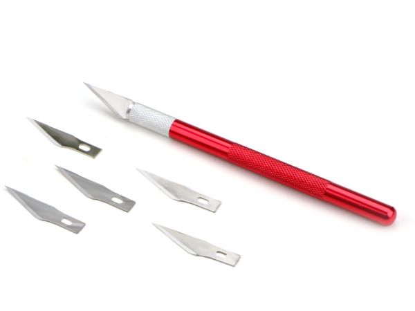 Präzisionsmesser inkl. 5 Ersatzklingen